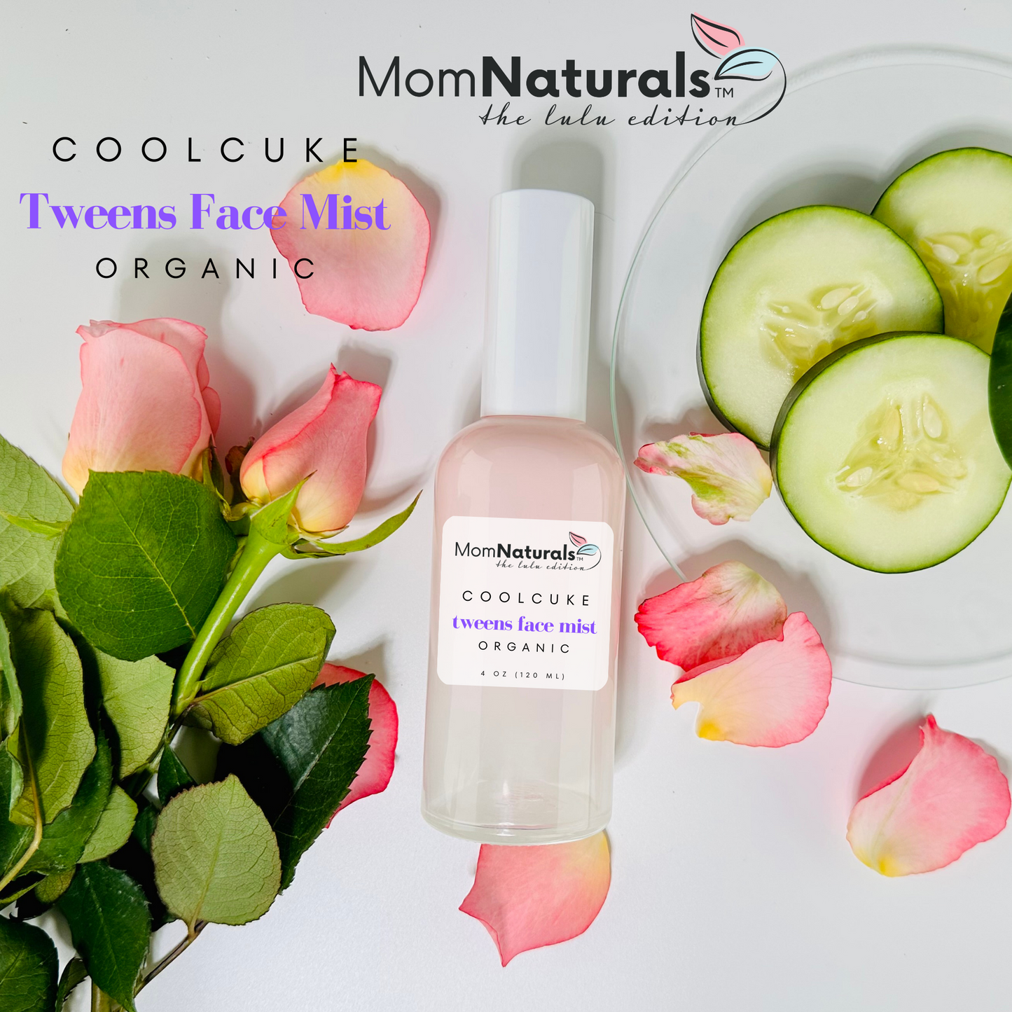 CoolCuke Organic TWEENS FACE MIST