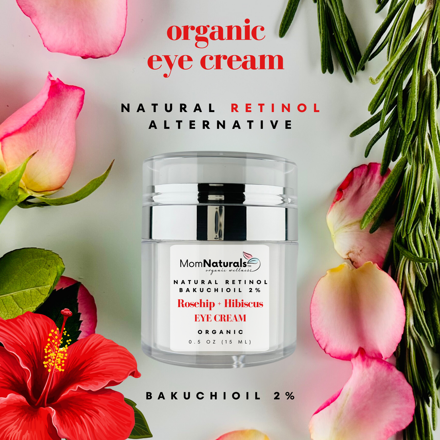 RETINOL Rosehip & Hibiscus Brightening Eye Cream